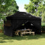 Party Tent 292 x 440 x 315 cm Sort Oxford stof