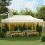Party Tent Creme 291 x 580 x 315 cm Oxford stof