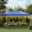 Party Tent Blå 291 x 580 x 315 cm Oxford stof