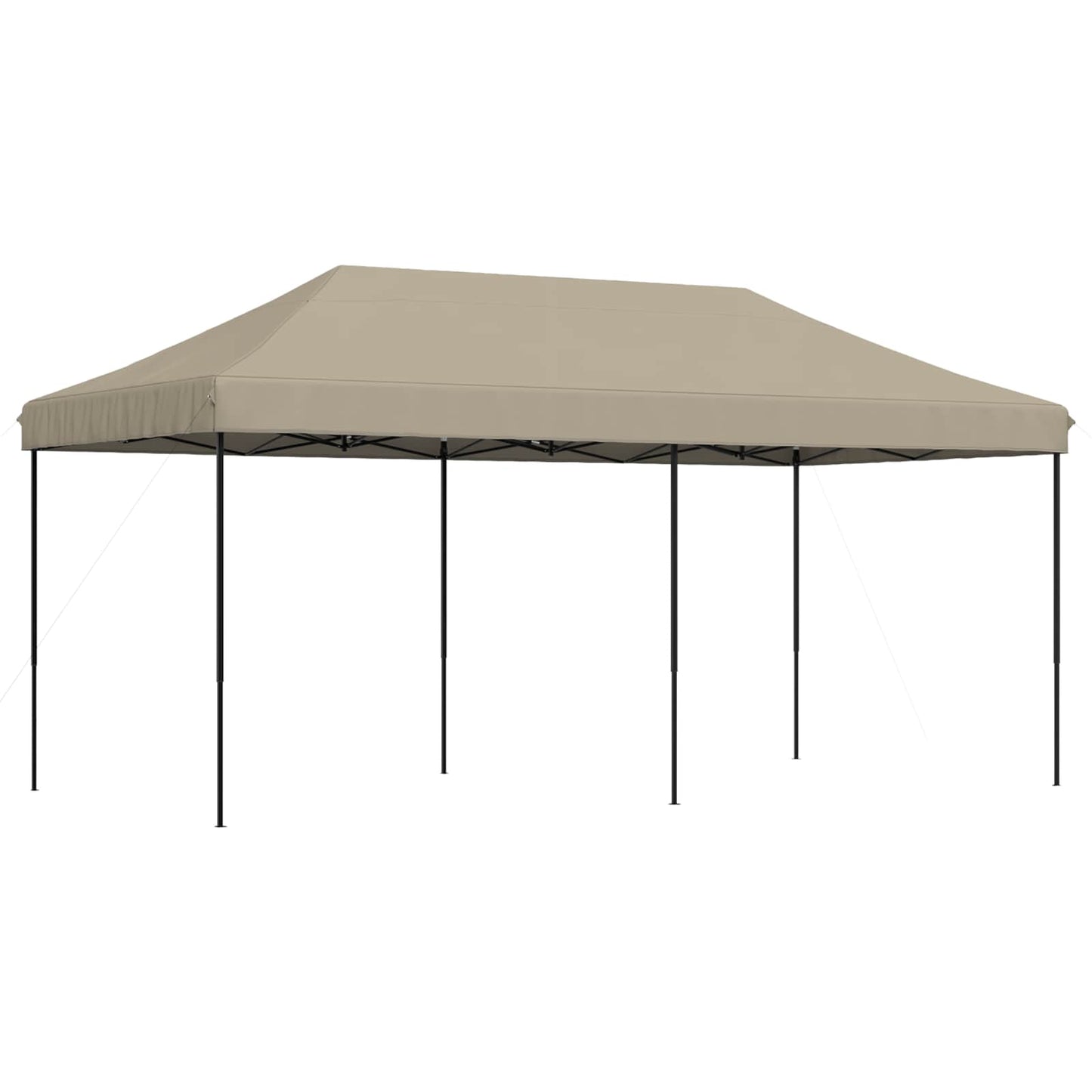 Party Tent 292 x 580 x 315 cm Gråbrun Oxford stof