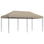 Party Tent 292 x 580 x 315 cm Gråbrun Oxford stof