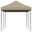 Party Tent 292 x 580 x 315 cm Gråbrun Oxford stof