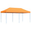 Party Tent 292 x 580 x 315 cm Orange Oxford stof