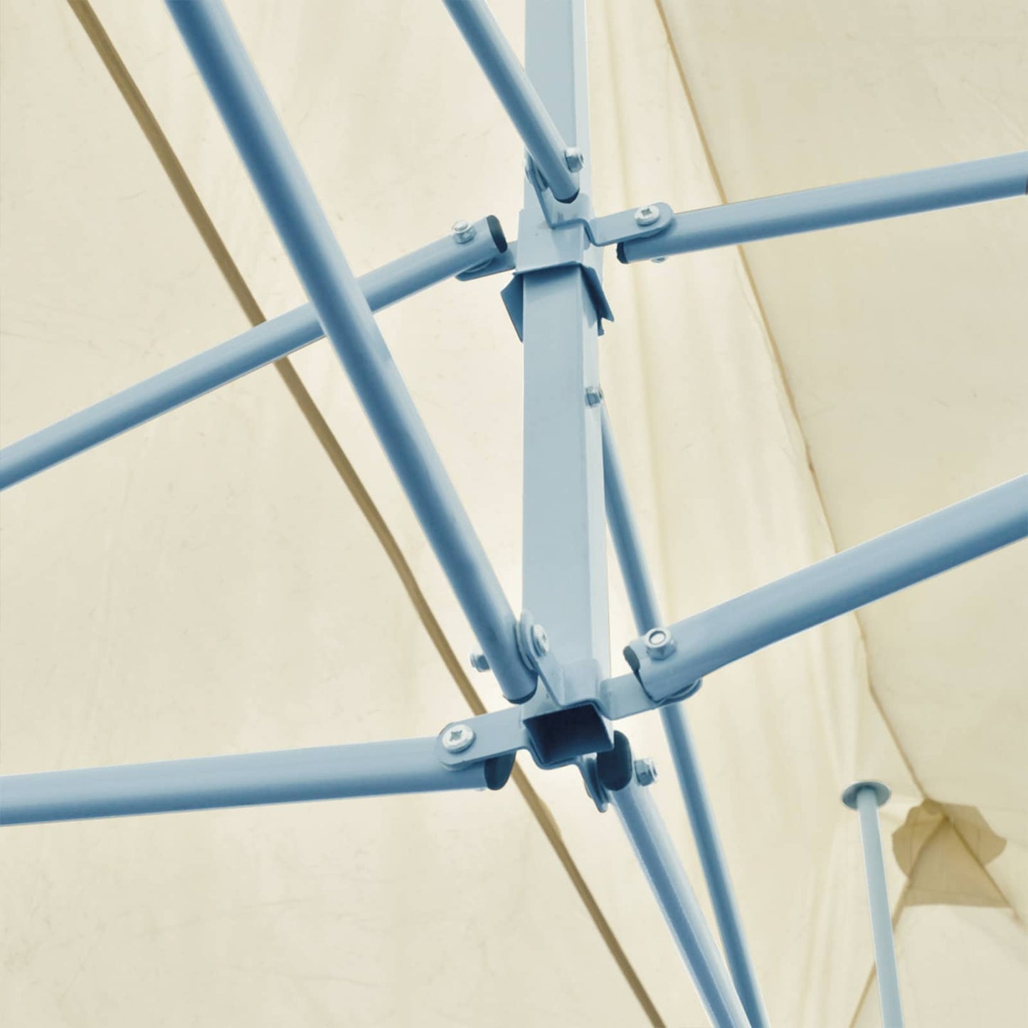 Party Tent 291 x 580 x 315 cm Cremefarvet Oxford stof