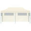Party Tent 291 x 580 x 315 cm Cremefarvet Oxford stof