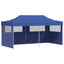 Party Tent 291 x 580 x 315 cm Blå Oxford stof