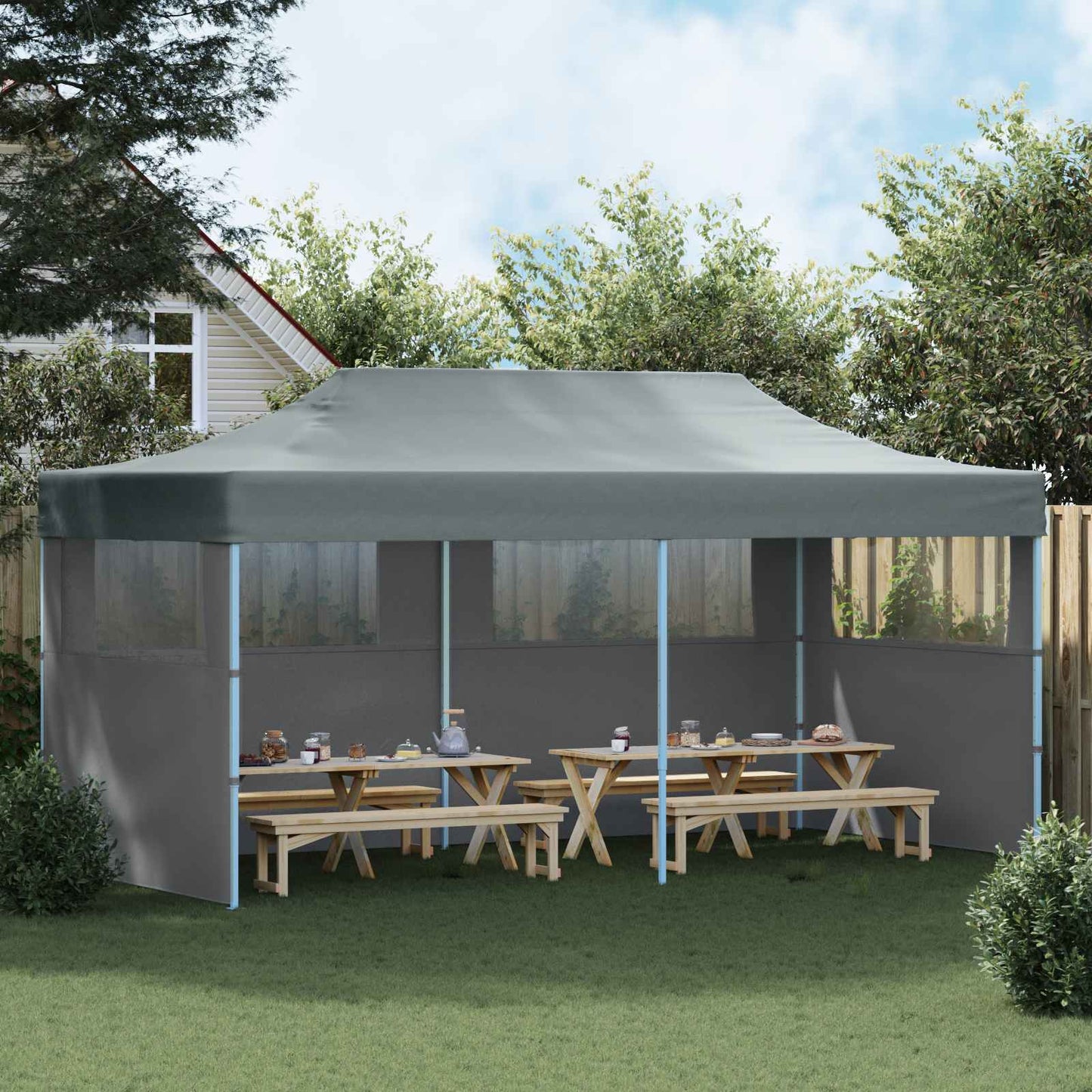 Party Tent 291 x 580 x 315 cm Antracit Oxford stof