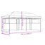 Party Tent 292 x 580 x 315 cm Beige Oxford stof
