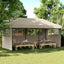 Party Tent 292 x 580 x 315 cm Gråbrun Oxford stof