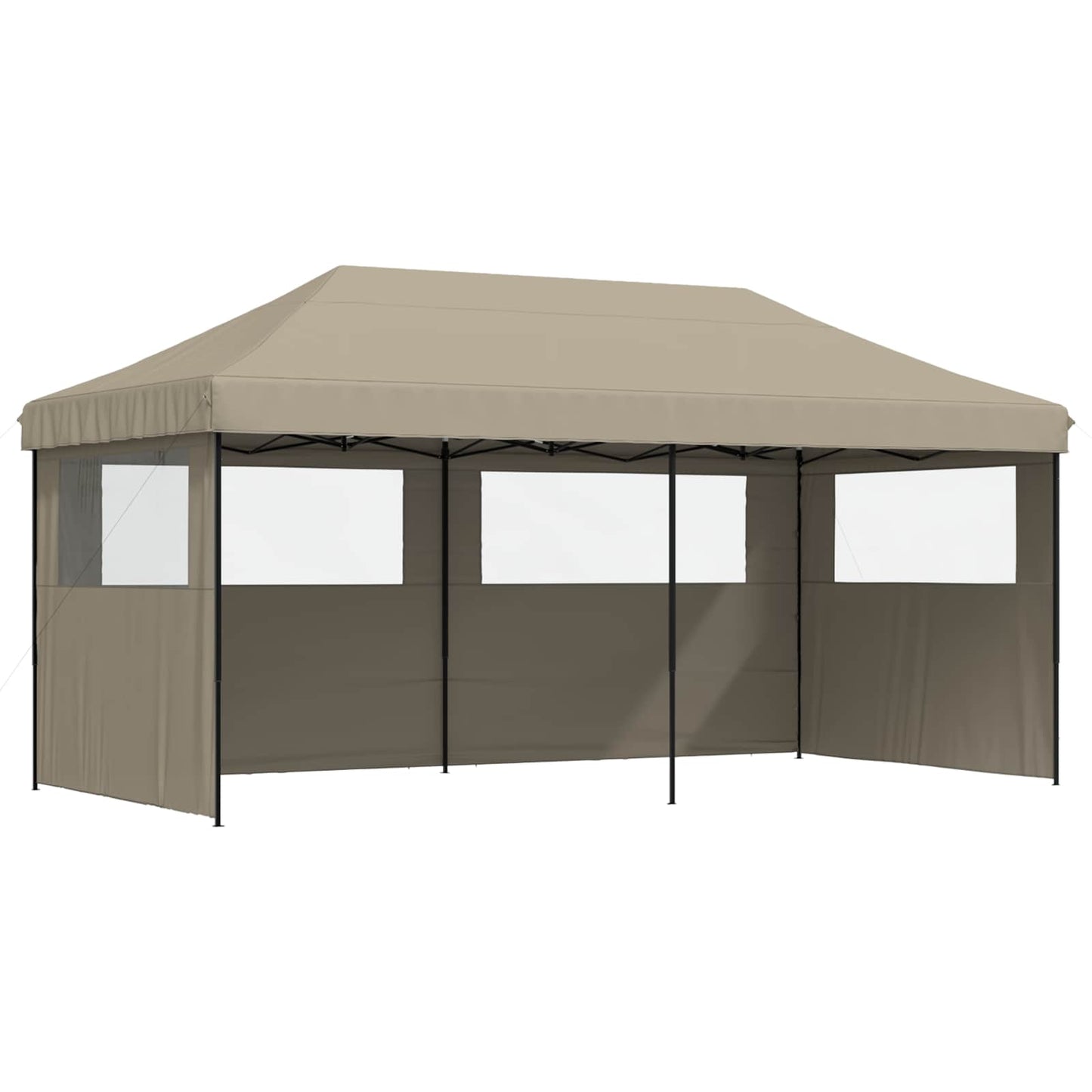 Party Tent 292 x 580 x 315 cm Gråbrun Oxford stof