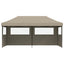 Party Tent Gråbrun 292 x 580 x 315 cm Oxford stof