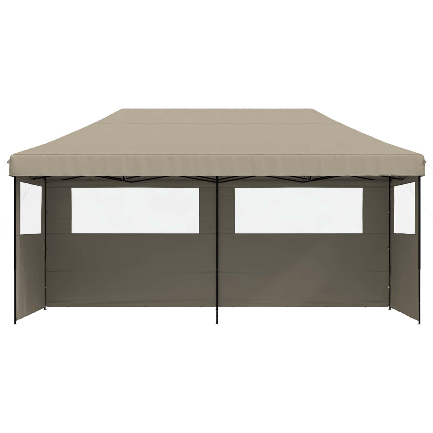 Party Tent 292 x 580 x 315 cm Gråbrun Oxford stof