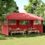 Party Tent 292 x 580 x 315 cm Bordeaux Oxford stof