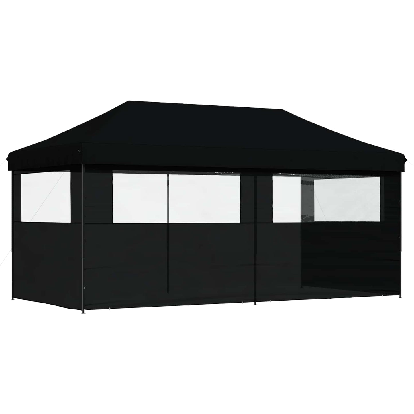 Party Tent 292 x 580 x 315 cm Sort Oxford stof
