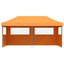 Party Tent 292 x 580 x 315 cm Orange Oxford stof
