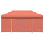 Party Tent Terrakotta 292 x 580 x 315 cm Oxford stof