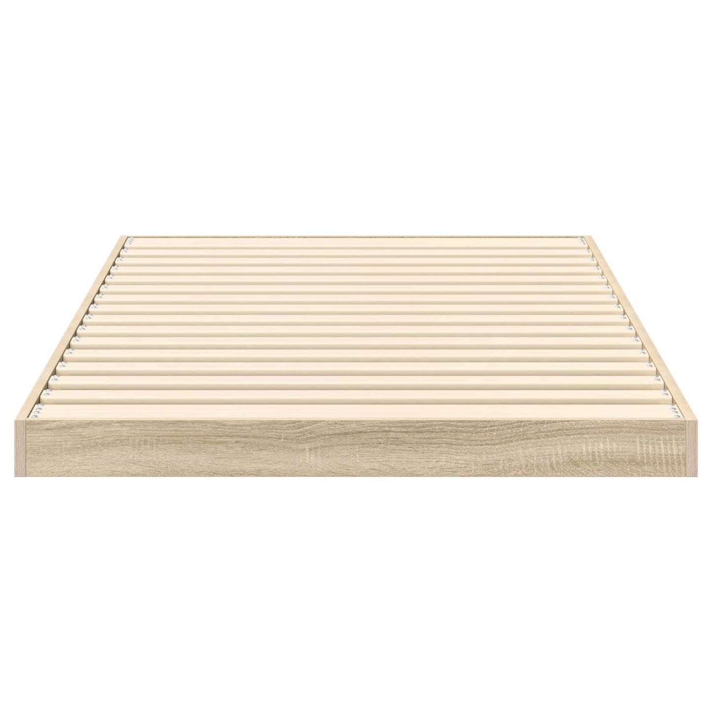 Gulv seng ramme Sonoma eg 90 x 200 cm Konstrueret træ