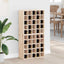Vinfad 2 pcs Naturfarvet 56 x 25 x 56 cm Massiv fyrretræ