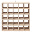 Vinfad 2 pcs Naturfarvet 56 x 25 x 56 cm Massiv fyrretræ
