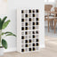 Vinfad 2 pcs Hvid 56 x 25 x 56 cm Massiv fyrretræ