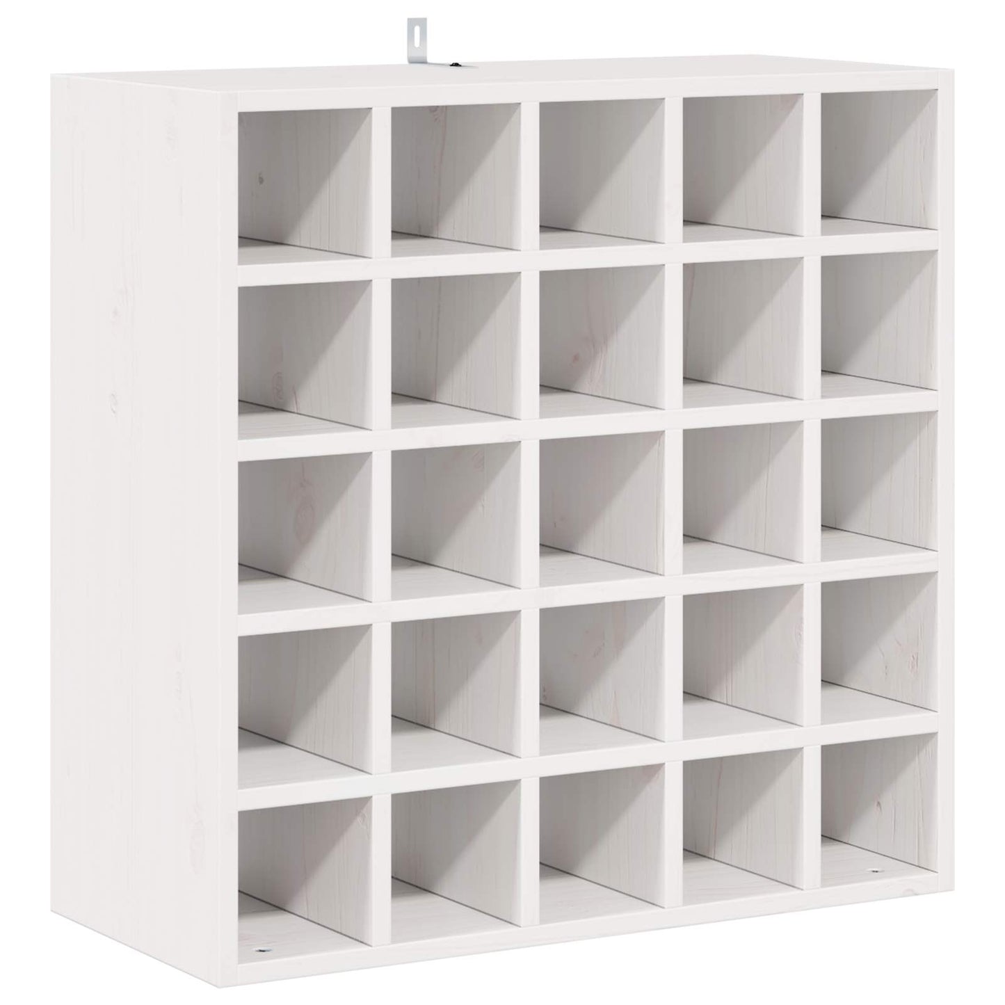 Vinfad 2 pcs Hvid 56 x 25 x 56 cm Massiv fyrretræ