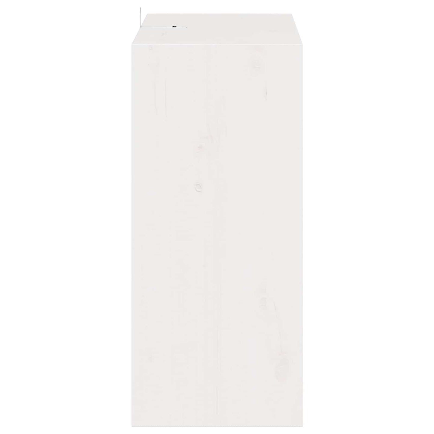 Vinfad 2 pcs Hvid 56 x 25 x 56 cm Massiv fyrretræ