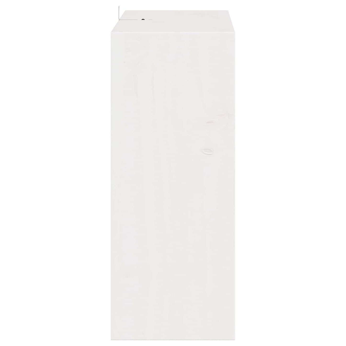 Vinfad 2 pcs Hvid 62 x 25 x 62 cm Massiv fyrretræ