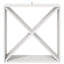 Vinfad 4 pcs Hvid 62 x 25 x 62 cm Massiv fyrretræ