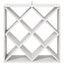 Vinfad 2 pcs Hvid 62 x 25 x 62 cm Massiv fyrretræ