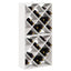 Vinfad 2 pcs Hvid 62 x 25 x 62 cm Massiv fyrretræ
