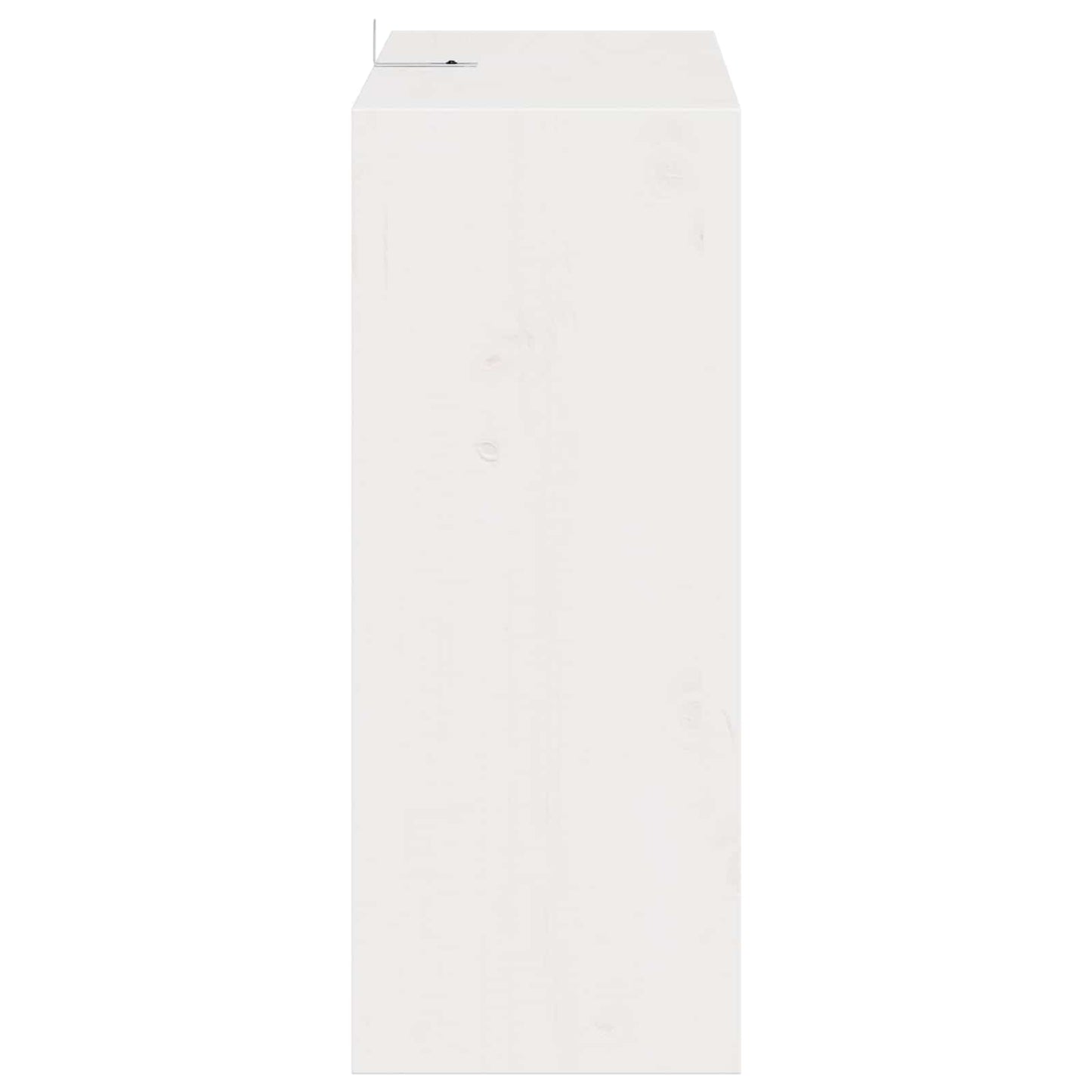 Vinfad 2 pcs Hvid 62 x 25 x 62 cm Massiv fyrretræ