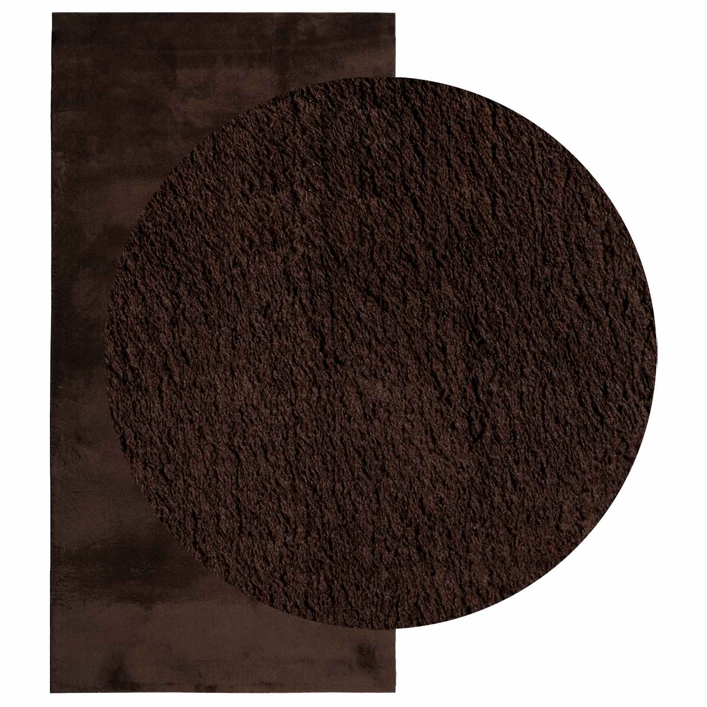 Medium luv blød og vaskbar tæppe HUARTE Brun 150 x 80 cm