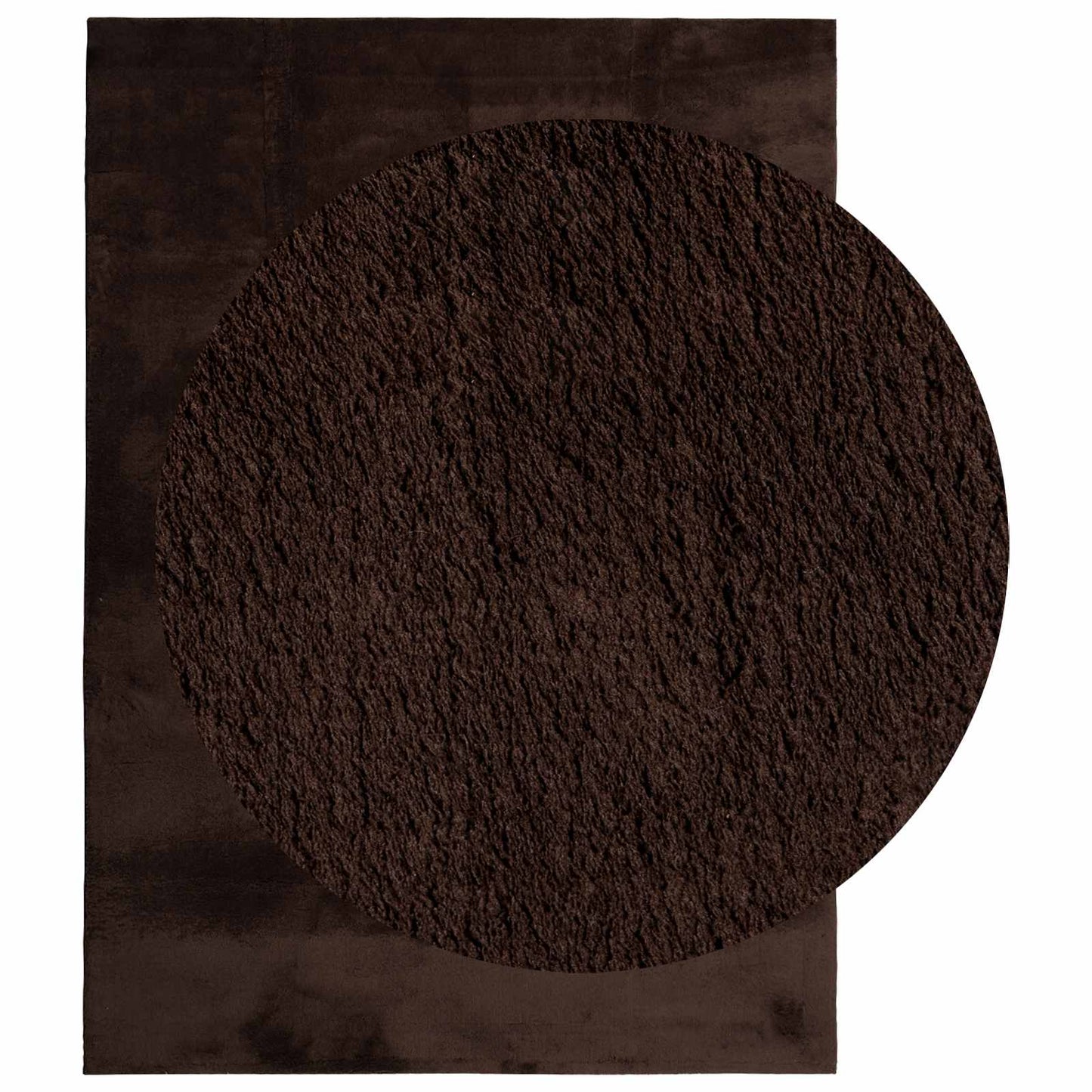Medium luv blød og vaskbar tæppe HUARTE Brun 340 x 240 cm