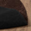 Medium luv blød og vaskbar tæppe HUARTE Brun Ø 80 CM Polyester