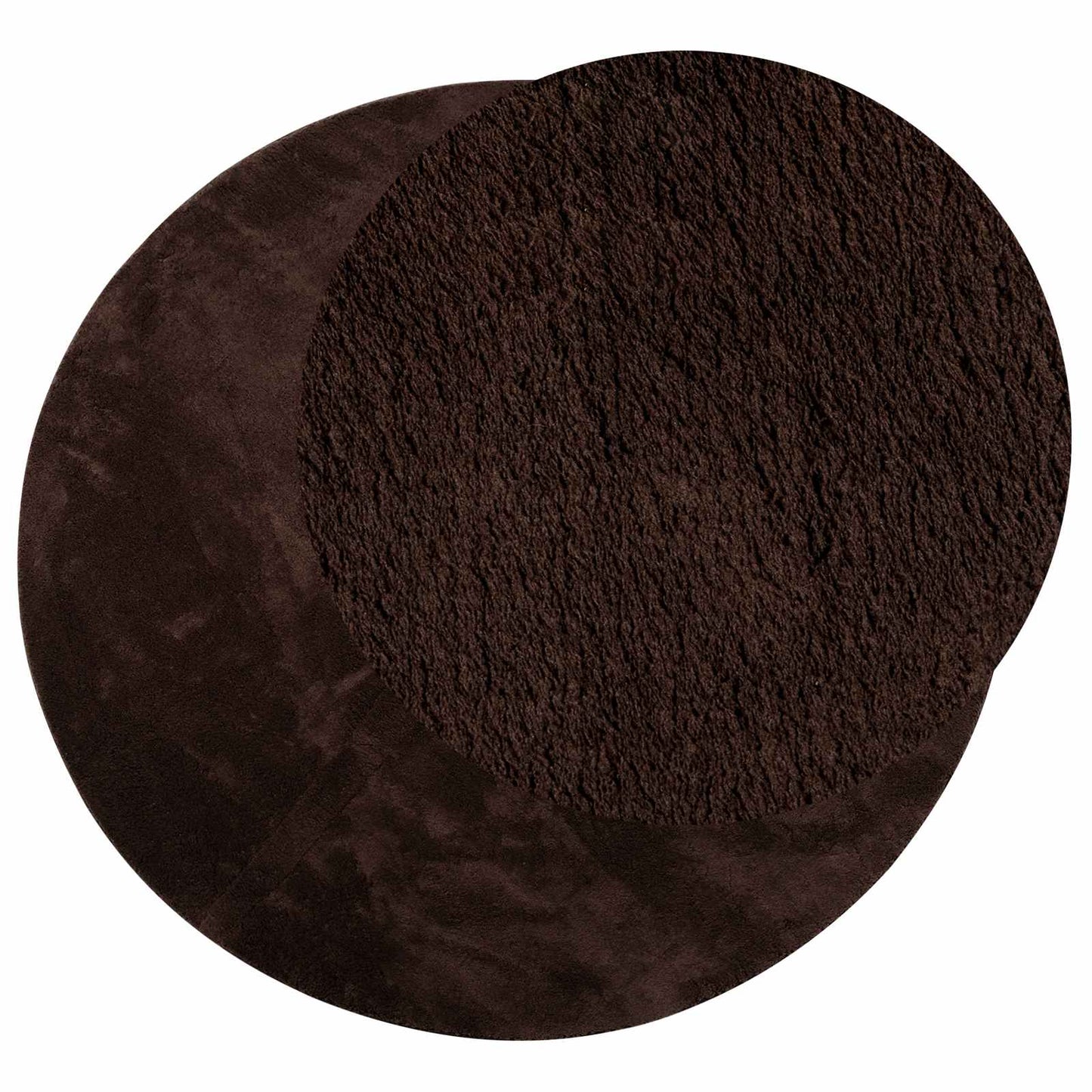 Medium luv blød og vaskbar tæppe HUARTE Brun Ø 120 CM Polyester