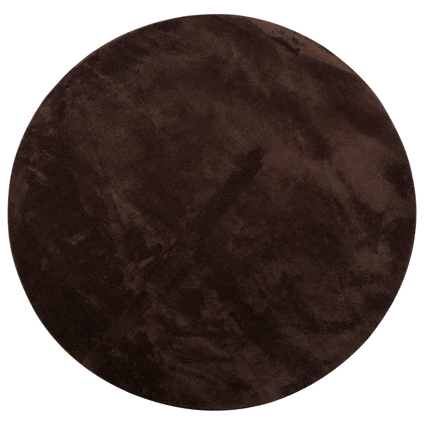 Medium luv blød og vaskbar tæppe HUARTE Brun Ø 200 CM Polyester