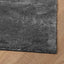 Medium luv blød og vaskbar tæppe HUARTE Antracit 80 x 1000 cm