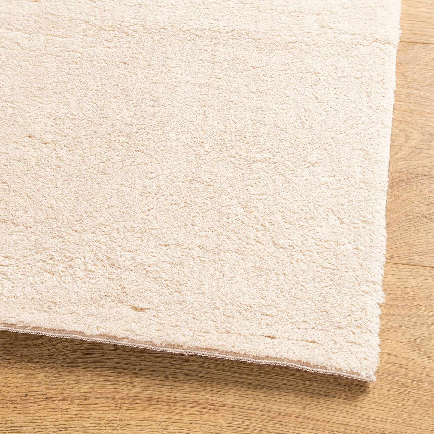 Medium luv blød og vaskbar tæppe HUARTE Beige 80 x 300 cm