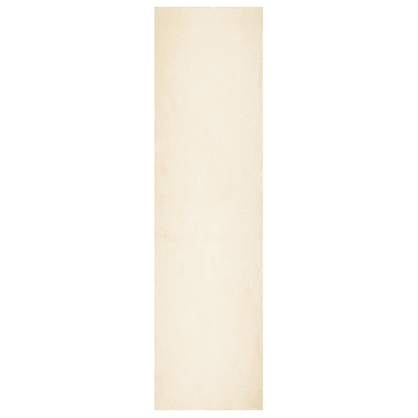 Medium luv blød og vaskbar tæppe HUARTE Creme 80 x 1000 cm