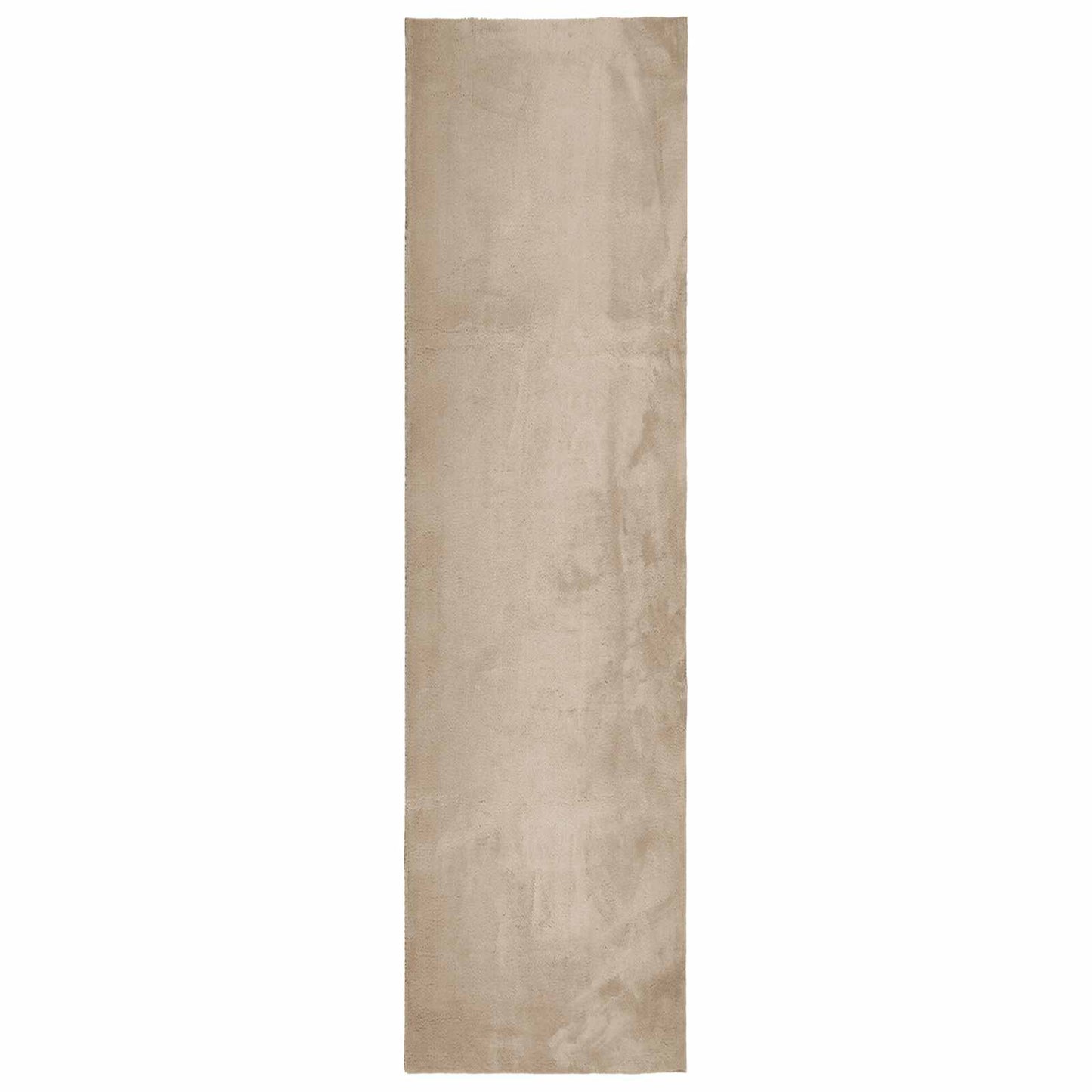 Medium luv blød og vaskbar tæppe HUARTE Sandfarvet 80 x 400 cm