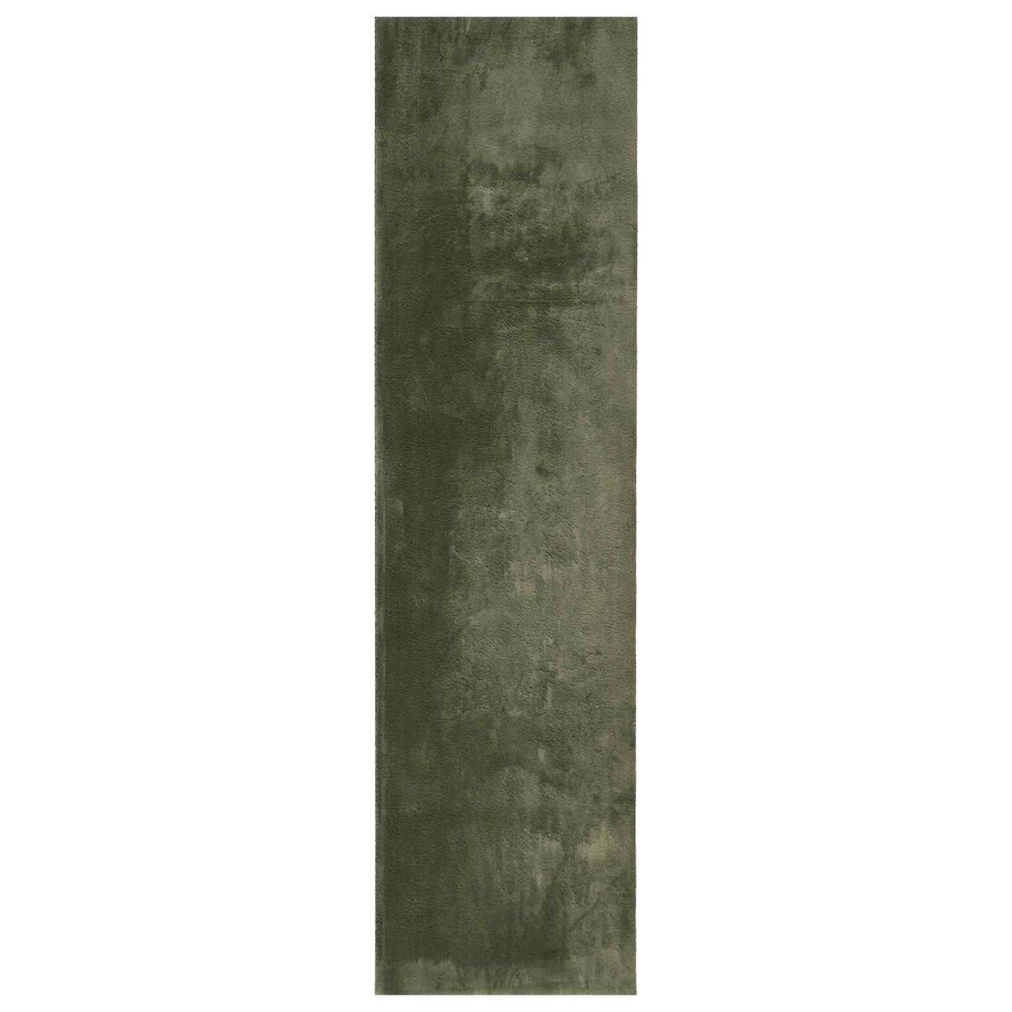 Medium luv blød og vaskbar tæppe HUARTE Skovgrøn 1000 x 80 cm