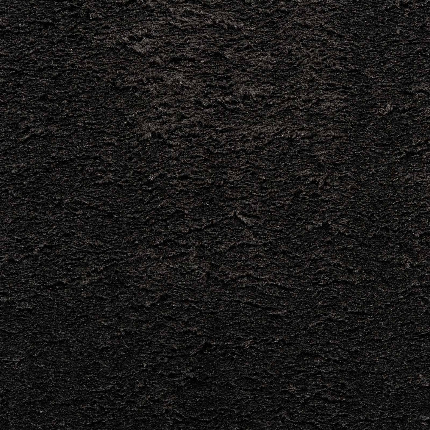 Medium luv blød og vaskbar tæppe HUARTE Sort 750 x 80 cm