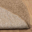 Områdetæpper Rund AGIRA Naturfarvet Ø 120 CM Polyester