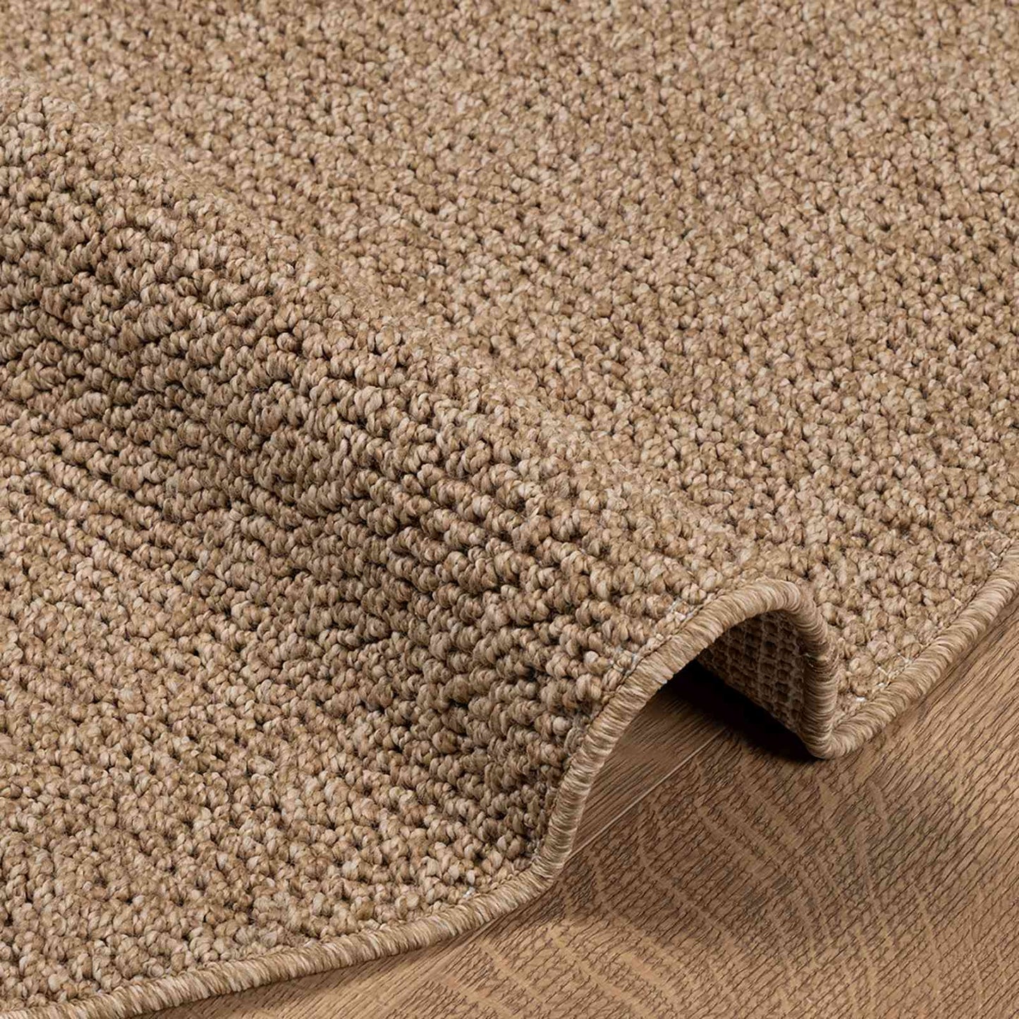 Områdetæpper Rund AGIRA Naturfarvet Ø 120 CM Polyester