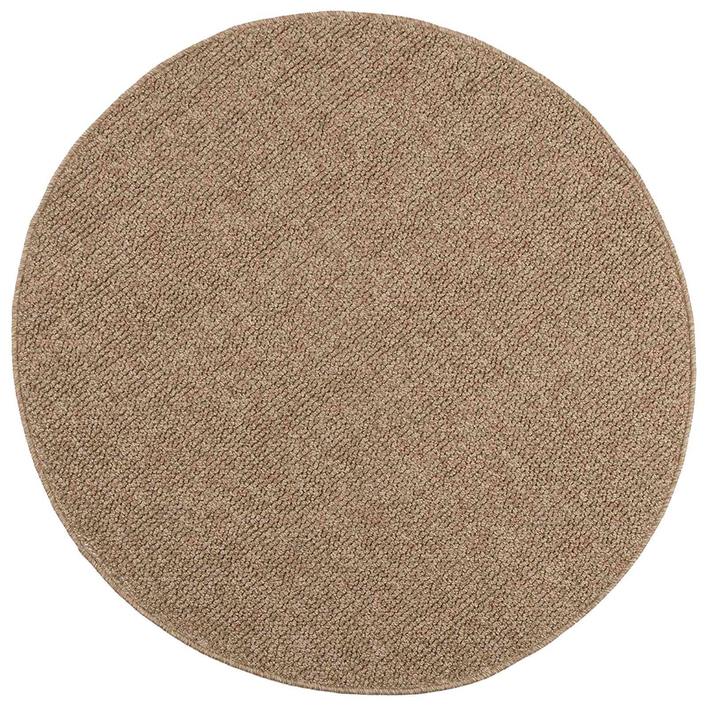 Områdetæpper Rund AGIRA Naturfarvet Ø 160 CM Polyester