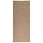 Områdetæpper Moiré AGIRA Naturfarvet 200 x 80 cm Polyester