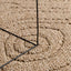 Områdetæpper Moiré AGIRA Naturfarvet 230 x 160 cm Polyester