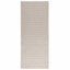 Områdetæpper Rektangulær FARO Creme 150 x 80 cm Polyester