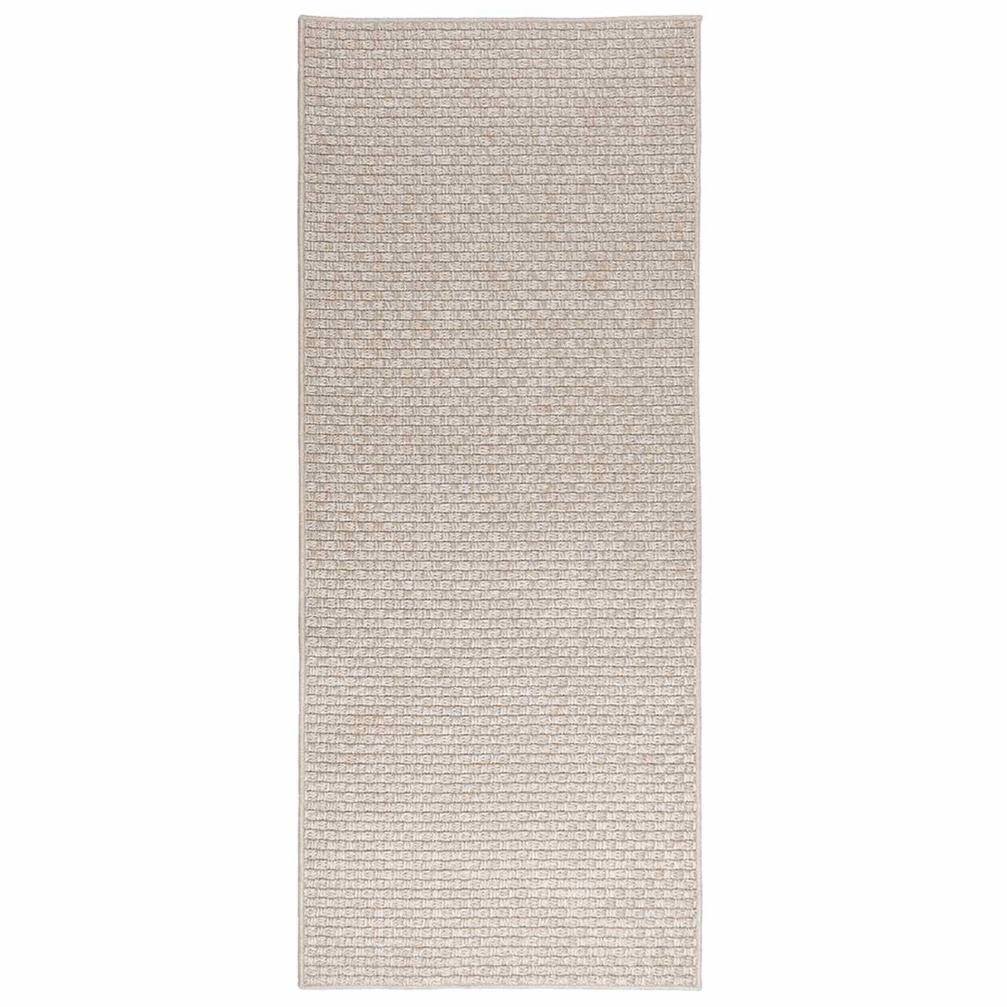 Områdetæpper Rektangulær FARO Creme 200 x 80 cm Polyester