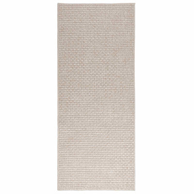 Områdetæpper Rektangulær FARO Creme 200 x 80 cm Polyester